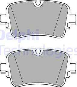 Delphi LP3274 - Brake Pad Set, disc brake autospares.lv