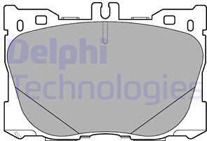 Delphi LP3276 - Brake Pad Set, disc brake autospares.lv