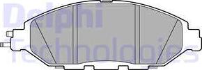 Delphi LP3278 - Brake Pad Set, disc brake autospares.lv