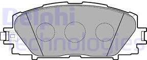 Delphi LP3273 - Brake Pad Set, disc brake autospares.lv