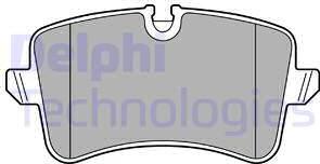 Delphi LP2446 - Brake Pad Set, disc brake autospares.lv