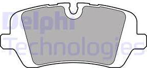 Delphi LP2508 - Brake Pad Set, disc brake autospares.lv