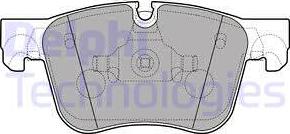 Delphi LP2690 - Brake Pad Set, disc brake autospares.lv