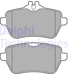 Delphi LP2659 - Brake Pad Set, disc brake autospares.lv