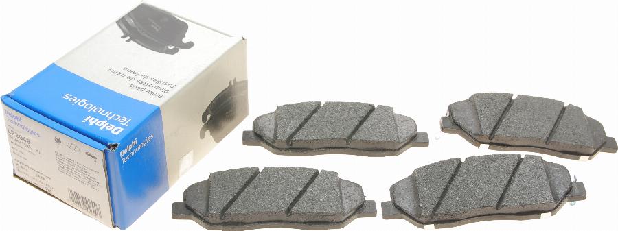 Delphi LP2048 - Brake Pad Set, disc brake autospares.lv