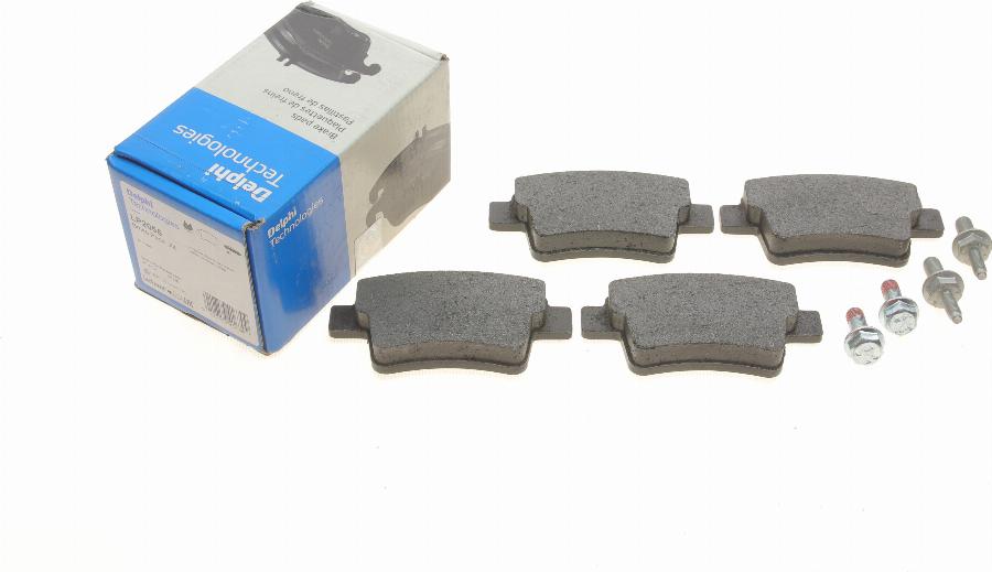 Delphi LP2055 - Brake Pad Set, disc brake autospares.lv