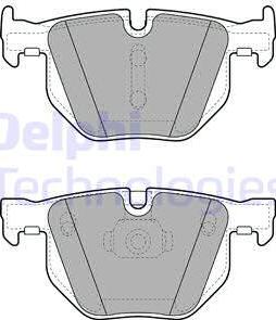 Delphi LP2068 - Brake Pad Set, disc brake autospares.lv