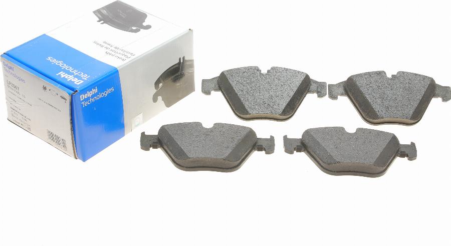 Delphi LP2067 - Brake Pad Set, disc brake autospares.lv