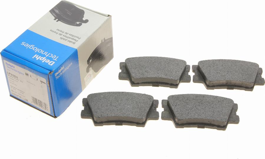 Delphi LP2004 - Brake Pad Set, disc brake autospares.lv