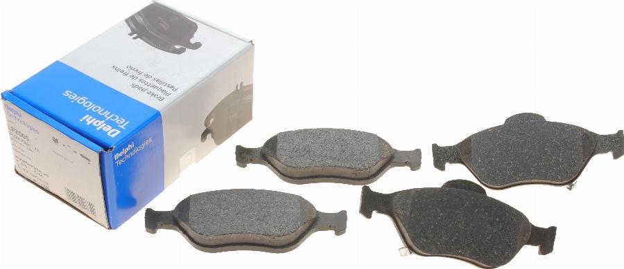 Delphi LP2005 - Brake Pad Set, disc brake autospares.lv