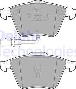 Delphi LP2032 - Brake Pad Set, disc brake autospares.lv