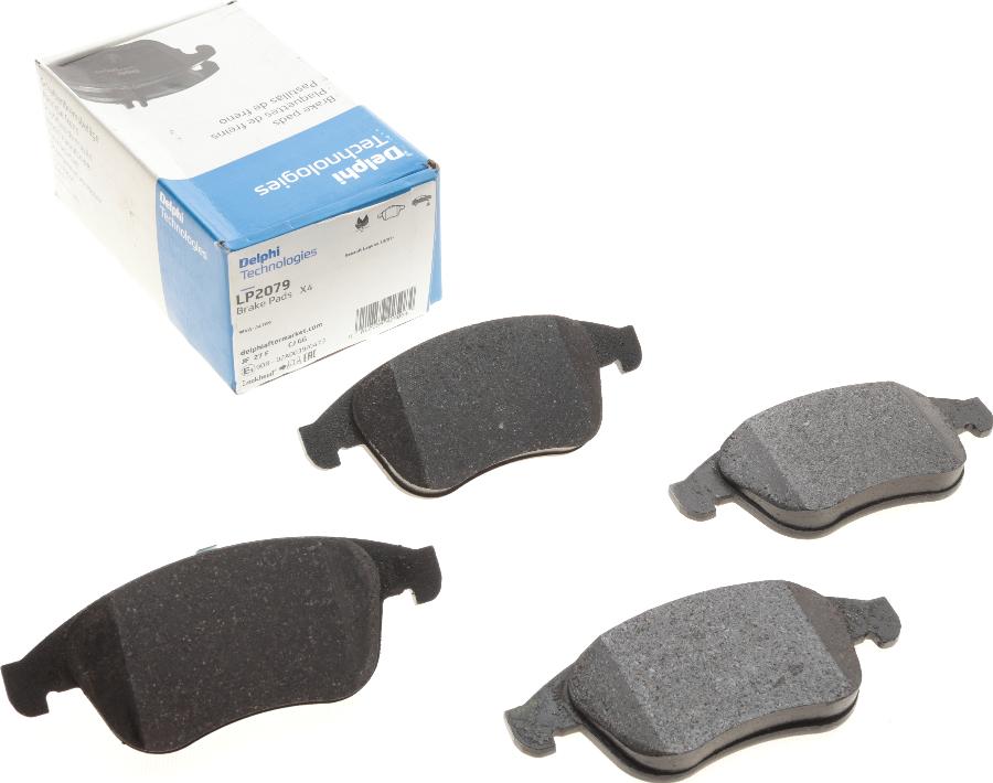 Delphi LP2079 - Brake Pad Set, disc brake autospares.lv