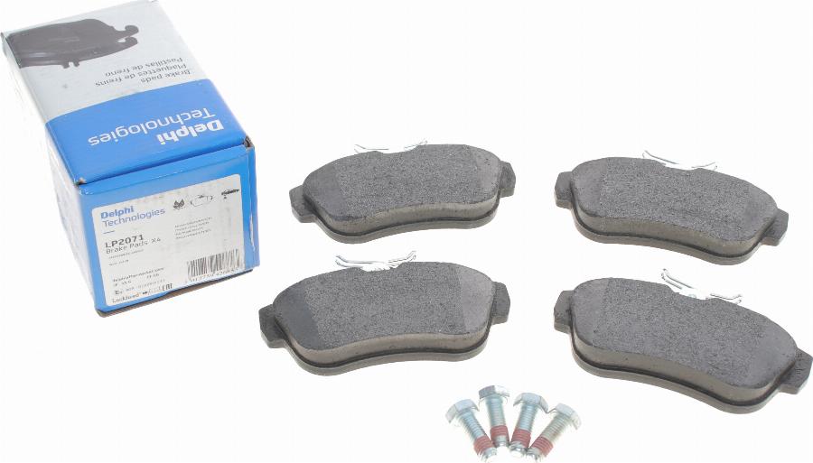 Delphi LP2071 - Brake Pad Set, disc brake autospares.lv