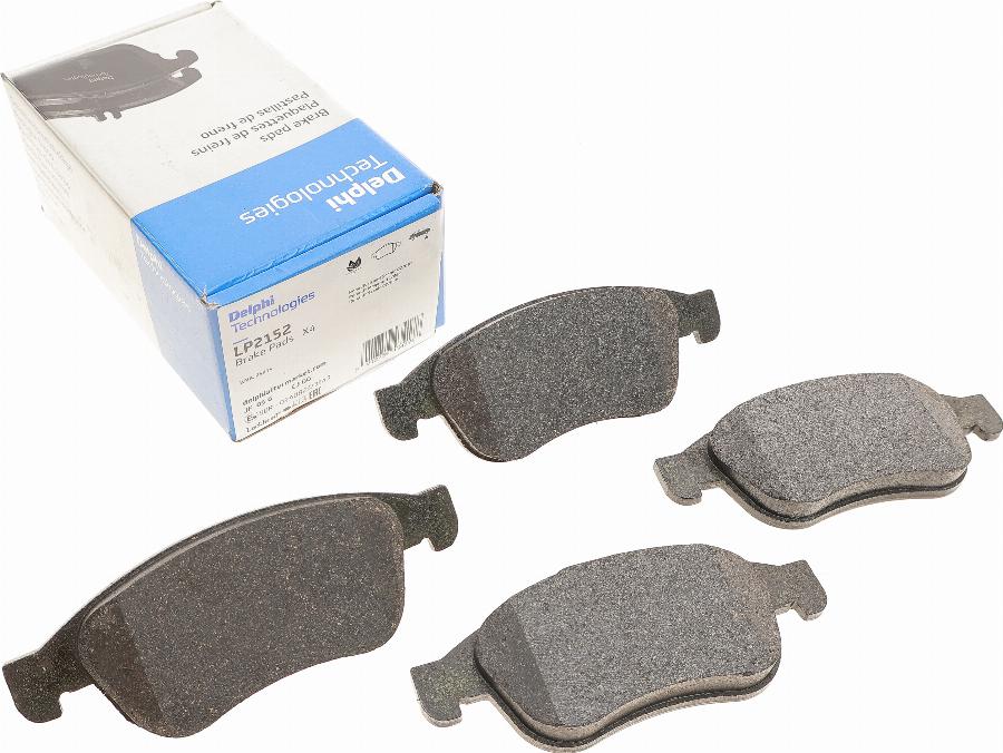 Delphi LP2152 - Brake Pad Set, disc brake autospares.lv