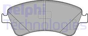 Delphi LP2104 - Brake Pad Set, disc brake autospares.lv