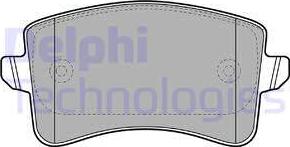 Delphi LP2106 - Brake Pad Set, disc brake autospares.lv