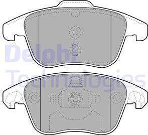 Delphi LP2100-18B1 - Brake Pad Set, disc brake autospares.lv