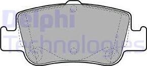 Delphi LP2103 - Brake Pad Set, disc brake autospares.lv