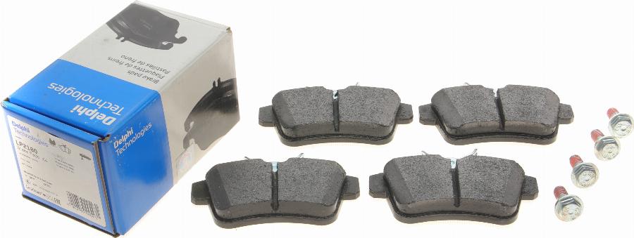 Delphi LP2180 - Brake Pad Set, disc brake autospares.lv