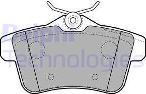 Delphi LP2180 - Brake Pad Set, disc brake autospares.lv