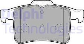 Delphi LP2179 - Brake Pad Set, disc brake autospares.lv