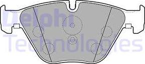 Delphi LP2245 - Brake Pad Set, disc brake autospares.lv