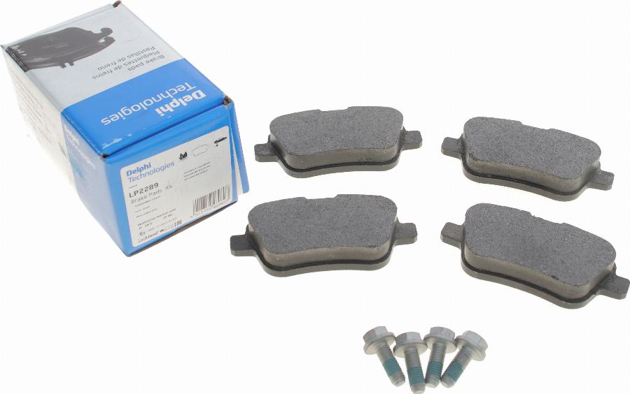 Delphi LP2289 - Brake Pad Set, disc brake autospares.lv