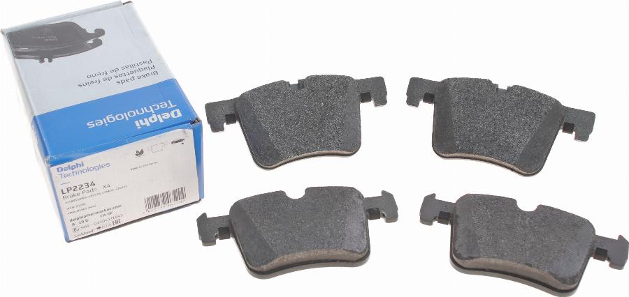 Delphi LP2234 - Brake Pad Set, disc brake autospares.lv