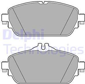 Delphi LP2764 - Brake Pad Set, disc brake autospares.lv