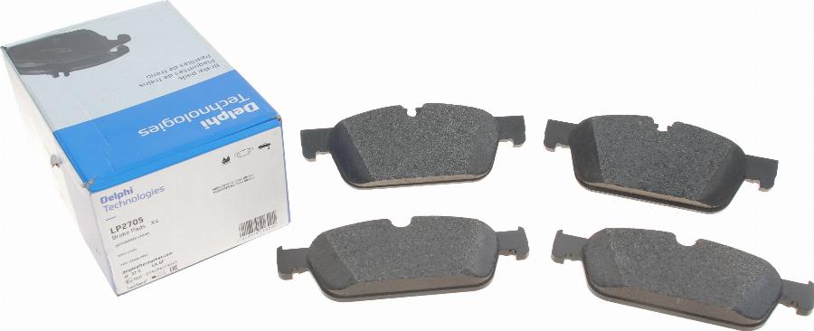 Delphi LP2705 - Brake Pad Set, disc brake autospares.lv