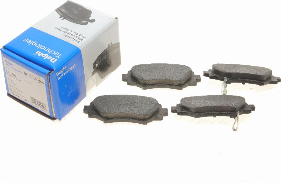 Delphi LP2702 - Brake Pad Set, disc brake autospares.lv