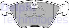 Delphi LP705 - Brake Pad Set, disc brake autospares.lv