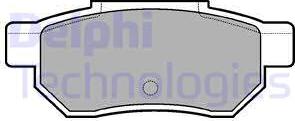 Delphi LP772 - Brake Pad Set, disc brake autospares.lv