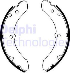 Delphi LS1479 - Brake Shoe Set autospares.lv