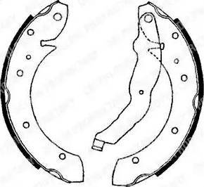 Alpha Brakes HST-BM-005 - Brake Shoe Set autospares.lv