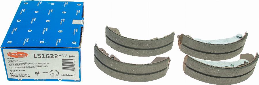 Delphi LS1622 - Brake Shoe Set autospares.lv