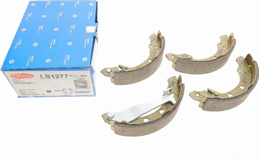 Delphi LS1277 - Brake Shoe Set autospares.lv