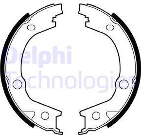 Delphi LS2001 - Brake Shoe Set, parking brake autospares.lv