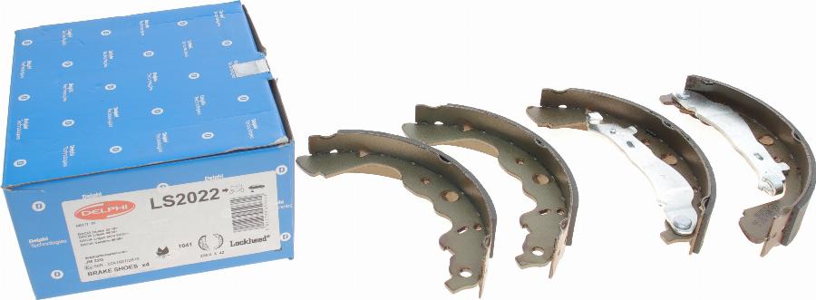 Delphi LS2022 - Brake Shoe Set autospares.lv