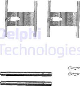 Delphi LX0450 - Accessory Kit for disc brake Pads autospares.lv