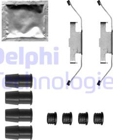 Delphi LX0683 - Accessory Kit for disc brake Pads autospares.lv