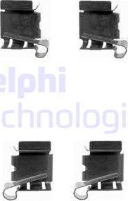 Delphi LX0390 - Accessory Kit for disc brake Pads autospares.lv