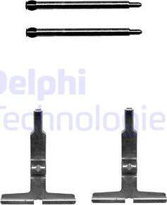 Delphi LX0382 - Accessory Kit for disc brake Pads autospares.lv