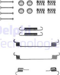 Delphi LY1061 - Accessory Kit, brake shoes autospares.lv
