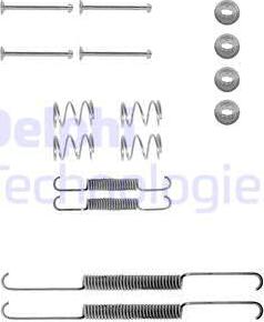 Delphi LY1001 - Accessory Kit, brake shoes autospares.lv