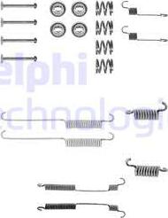 Delphi LY1035 - Accessory Kit, brake shoes autospares.lv