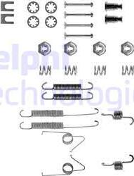 Delphi LY1038 - Accessory Kit, brake shoes autospares.lv