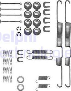 Delphi LY1191 - Accessory Kit, brake shoes autospares.lv