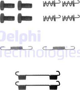 Delphi LY1104 - Accessory Kit, parking brake shoes autospares.lv