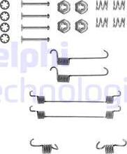 Delphi LY1110 - Accessory Kit, brake shoes autospares.lv